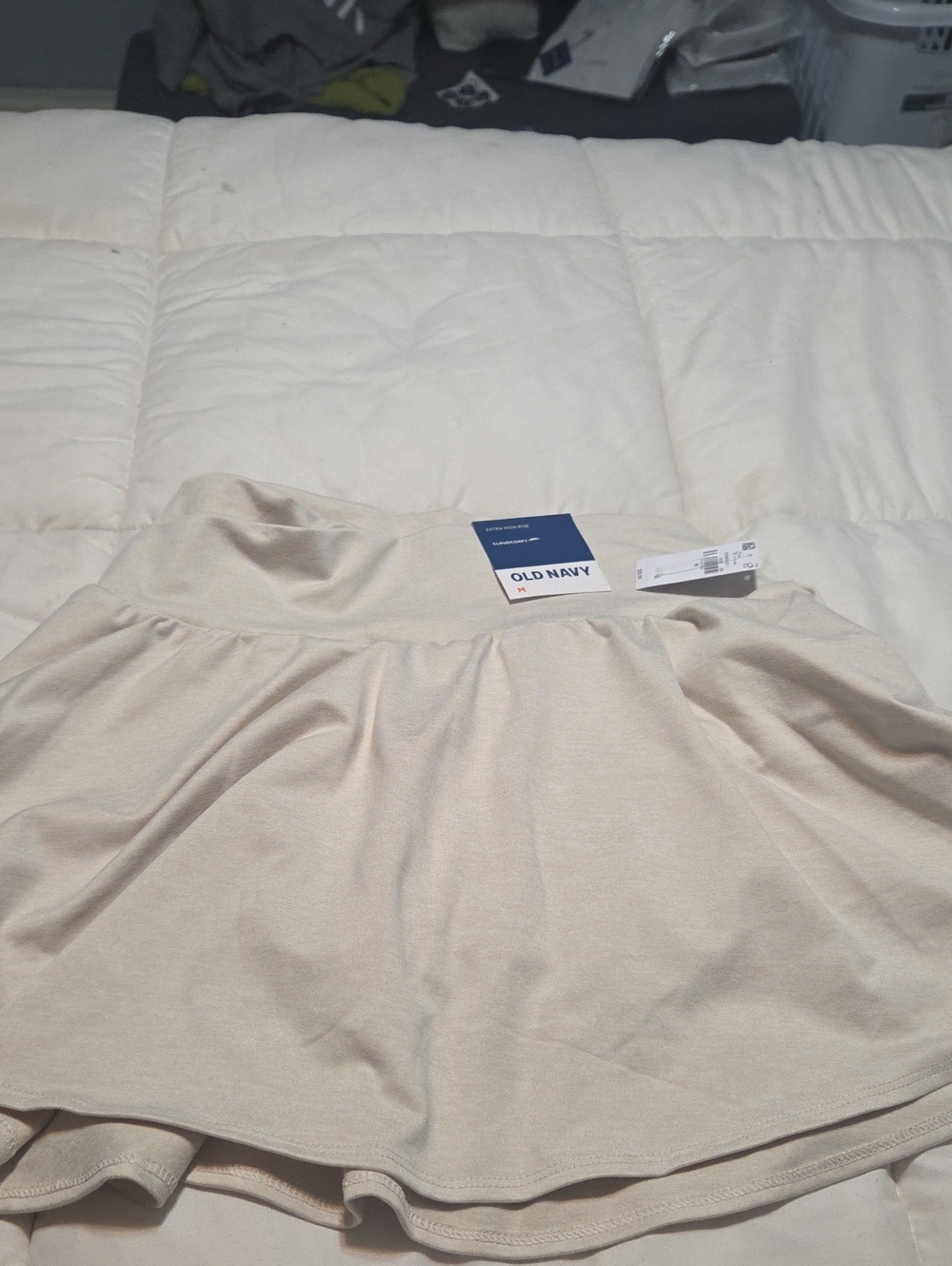 Old Navy Beige Flared Skirt